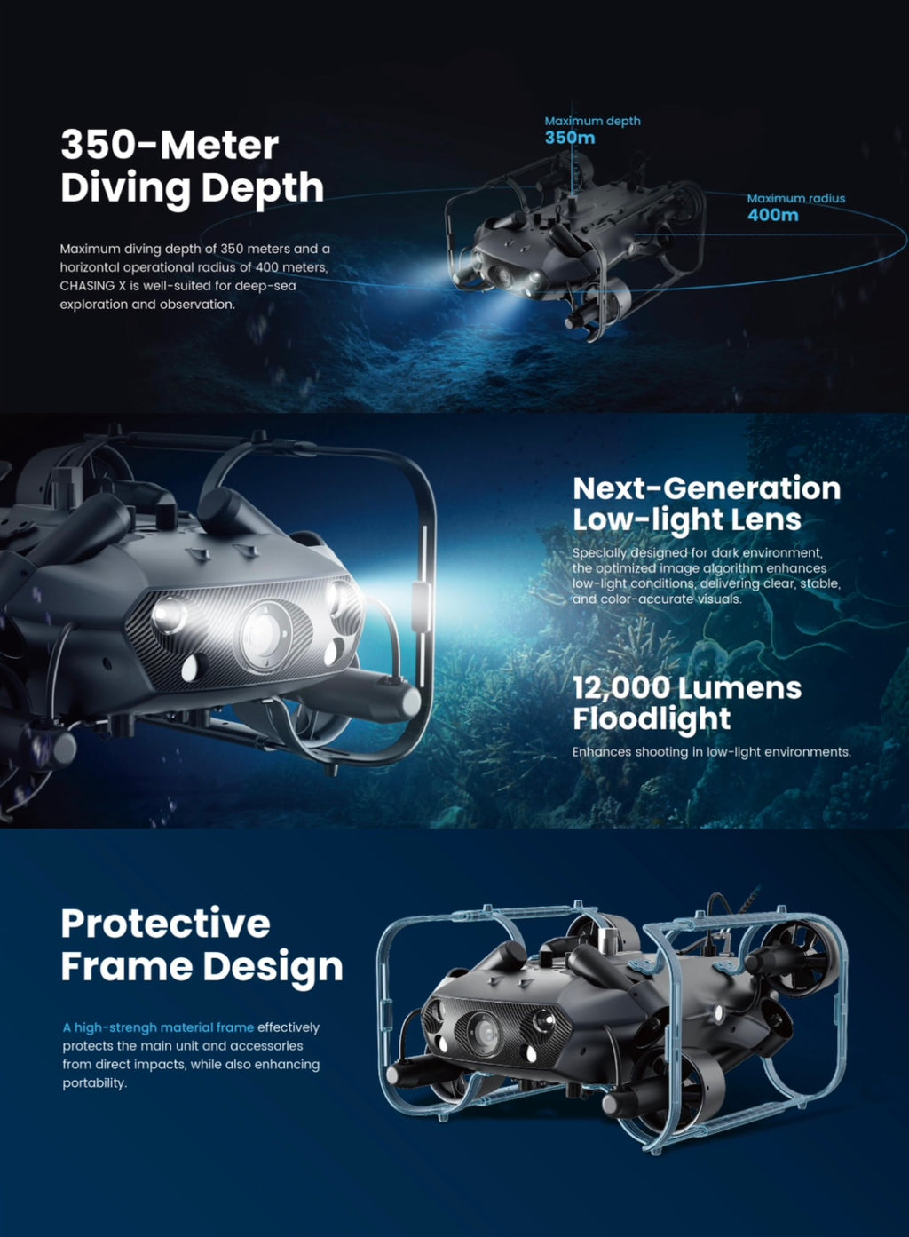 Chasing X Underwater Drone