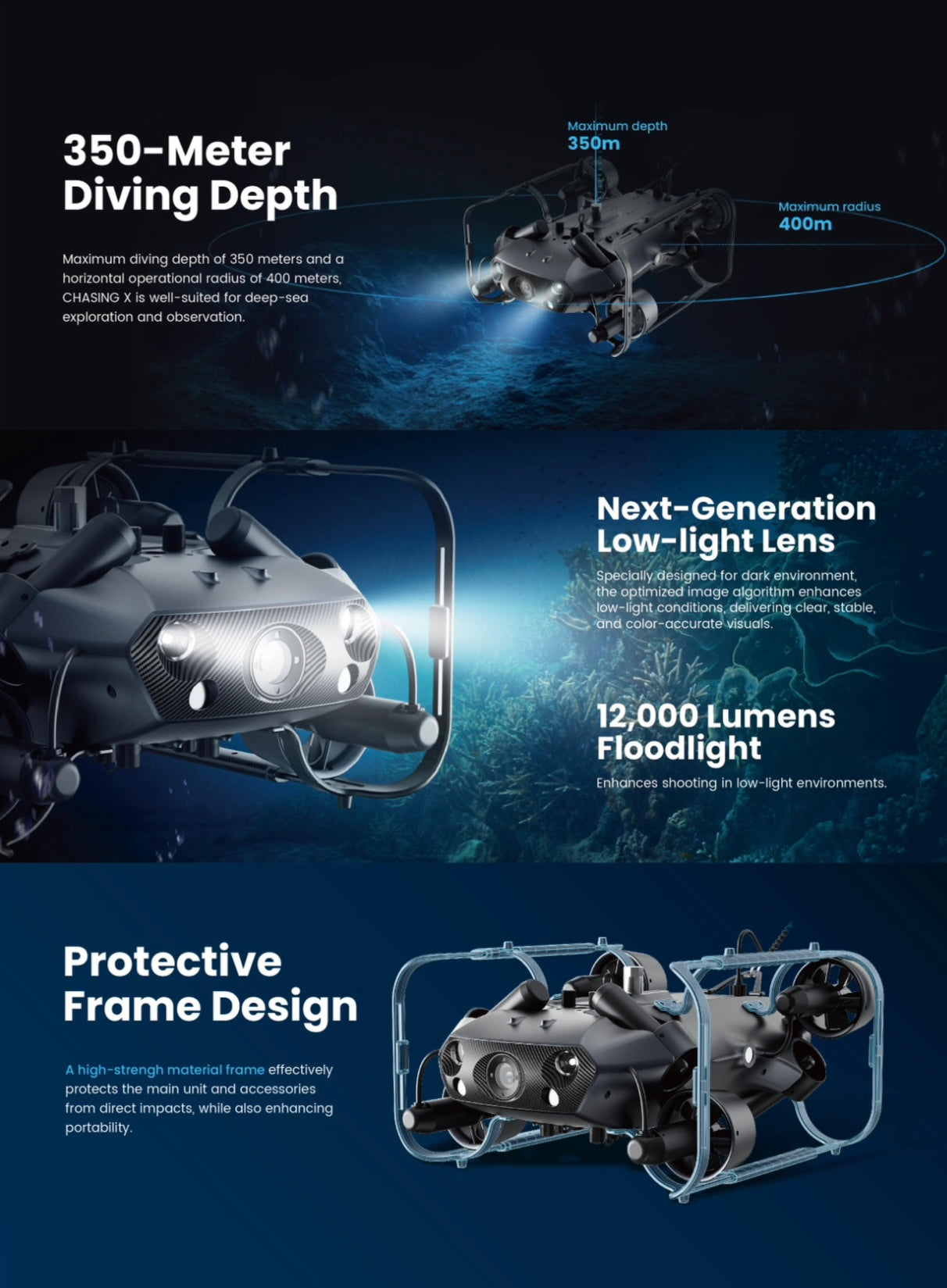 Chasing X Underwater Drone