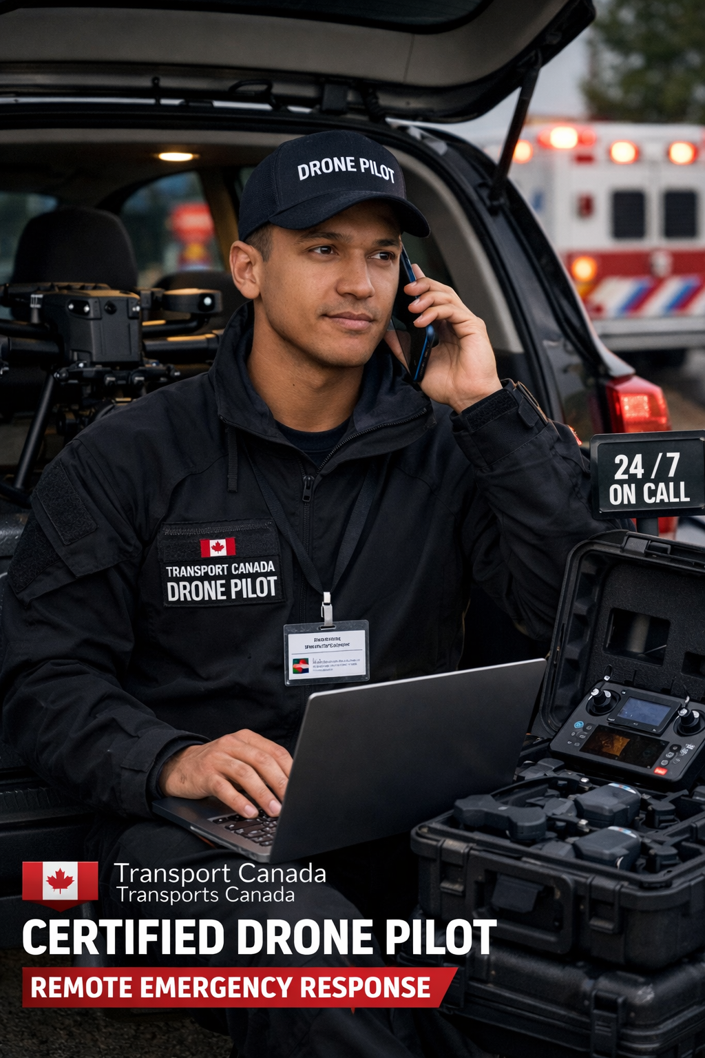 Dedicated 24/7 On-Call Certified Drone Pilot (Monthly Retainer)